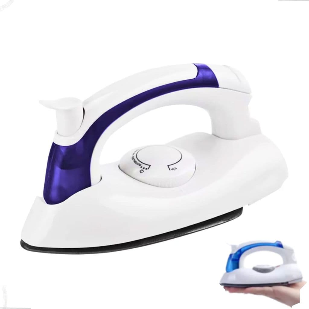 Mini Ferro de Passar Portátil a Vapor para Viagem Base Antiaderente Controle de Temperatura 110V