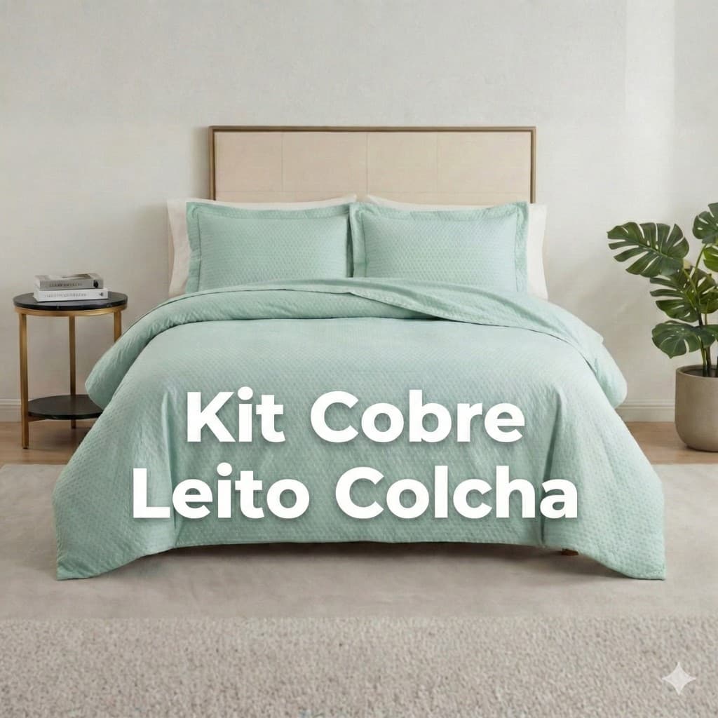 Colcha Lisa Solteiro Casal Queen King Cobre Leito Toque Macio Dupla face com Portas Travesseiros Ultrassônico