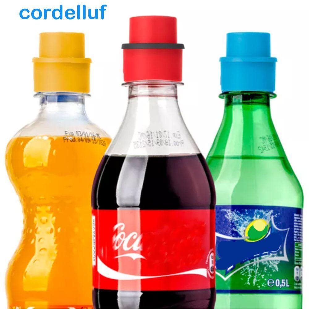 CORDELLUF Tampa De Bomba De Garrafa Carbonatada Inflável Com Seladora De Refrigerante E Cola