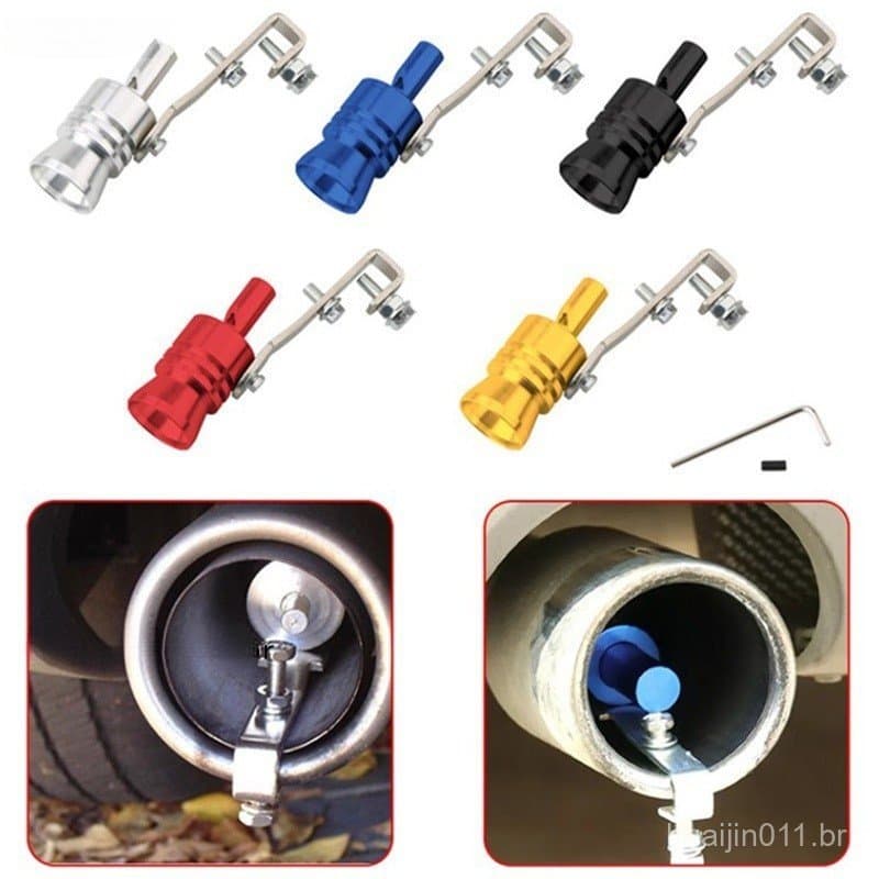 Dispositivo Universal de Escape de Carro Simulador de Som Turbo Silenciador de Tubo de Escape Mini Cooper Bico Acessório