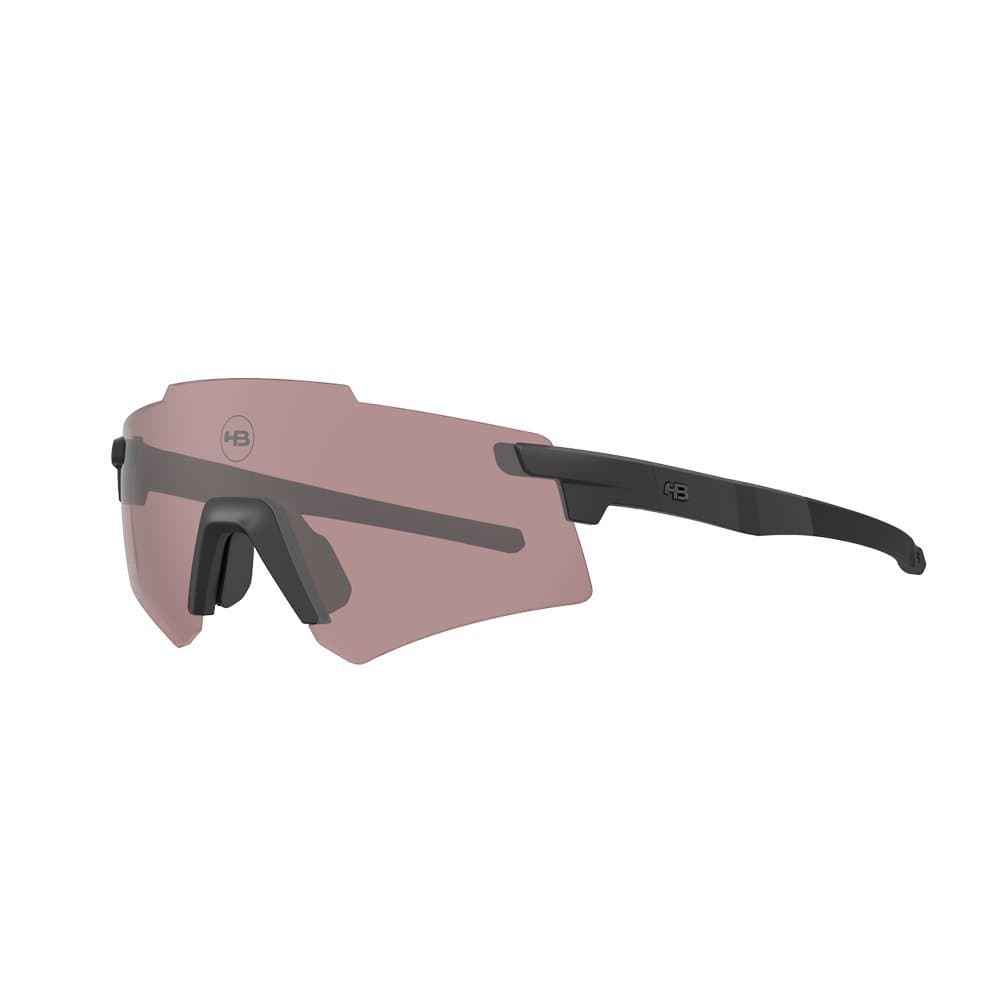 Óculos Corrida Ciclismo Proteção UV50+ De Sol HB Apex Light Matte Black Amber