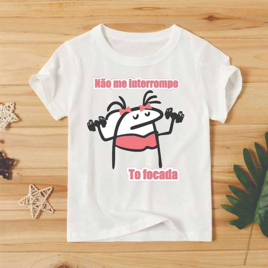 Camiseta Blusa Flork academia treino, musculação crossfit, presente, eu treino fofo, poliéster