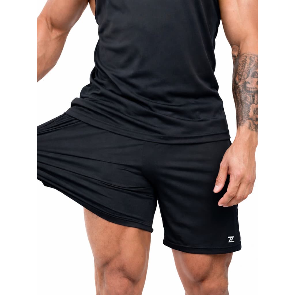 Kit 3 Bermudas Masculina Dry Fit academia Tactel com Elastano Bolso Fundo Shorts Academia alta qualidade