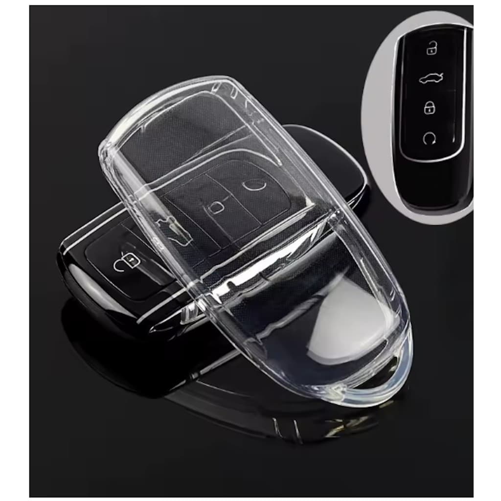 Capa Luxo Transparente P/ Chave Presencial Tiggo 8 7 Pro / Omoda 7 5 E5 / Jaecoo 7 8  / Arrizo 6