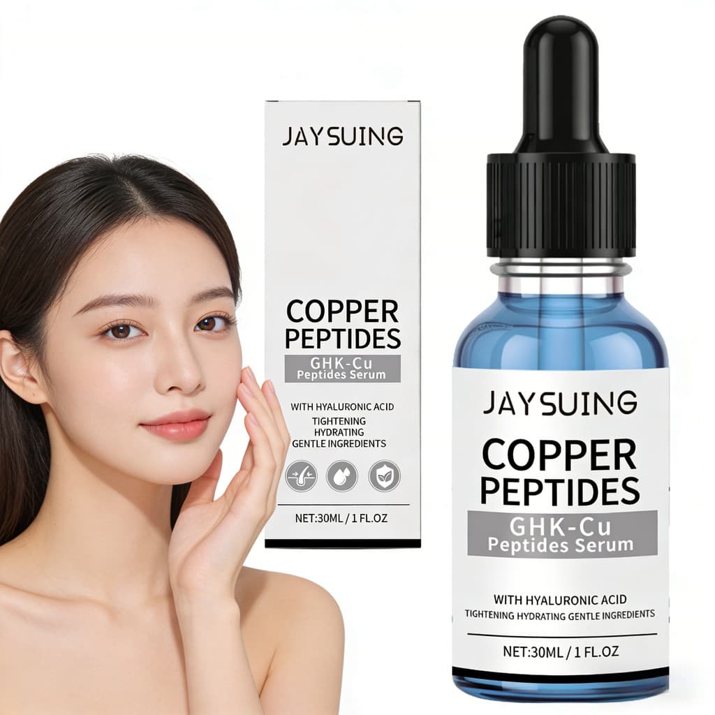 GHK Cu Peptide & Soro De Ácido Hialurônico 30ml Leve Absorção Rápida Firmador Hidratante Essência Facial