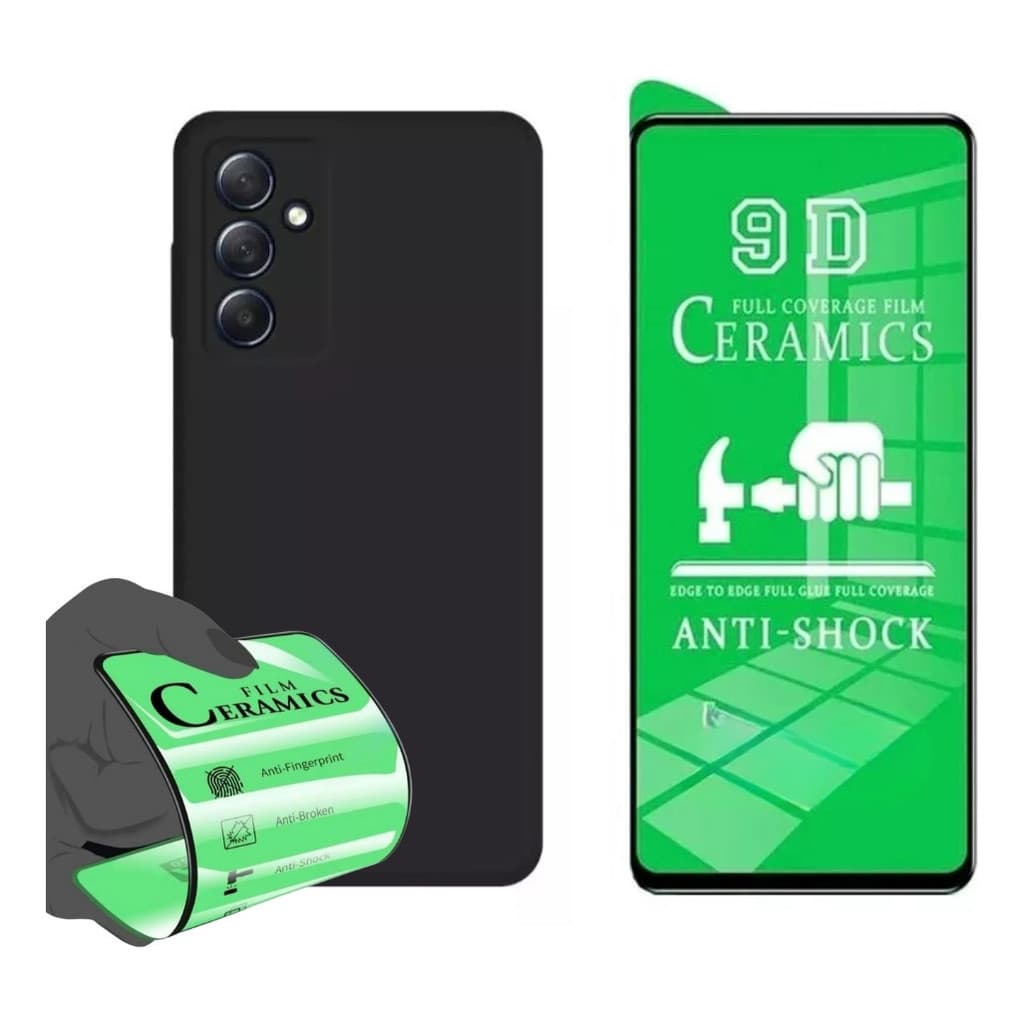 Capinha Aveludada Premium + Película 3DCerâmica Para Galaxy S25