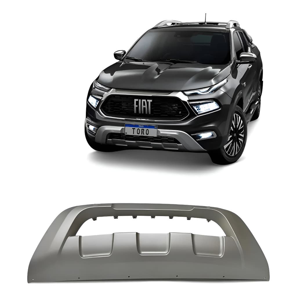 Overbumper Parachoque Fiat Toro 2022 Original Moldura