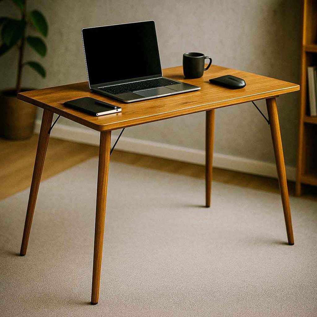 Escrivaninha Mesa Escritório para Computador Quarto Mesa de Estudo Home Office Madeira