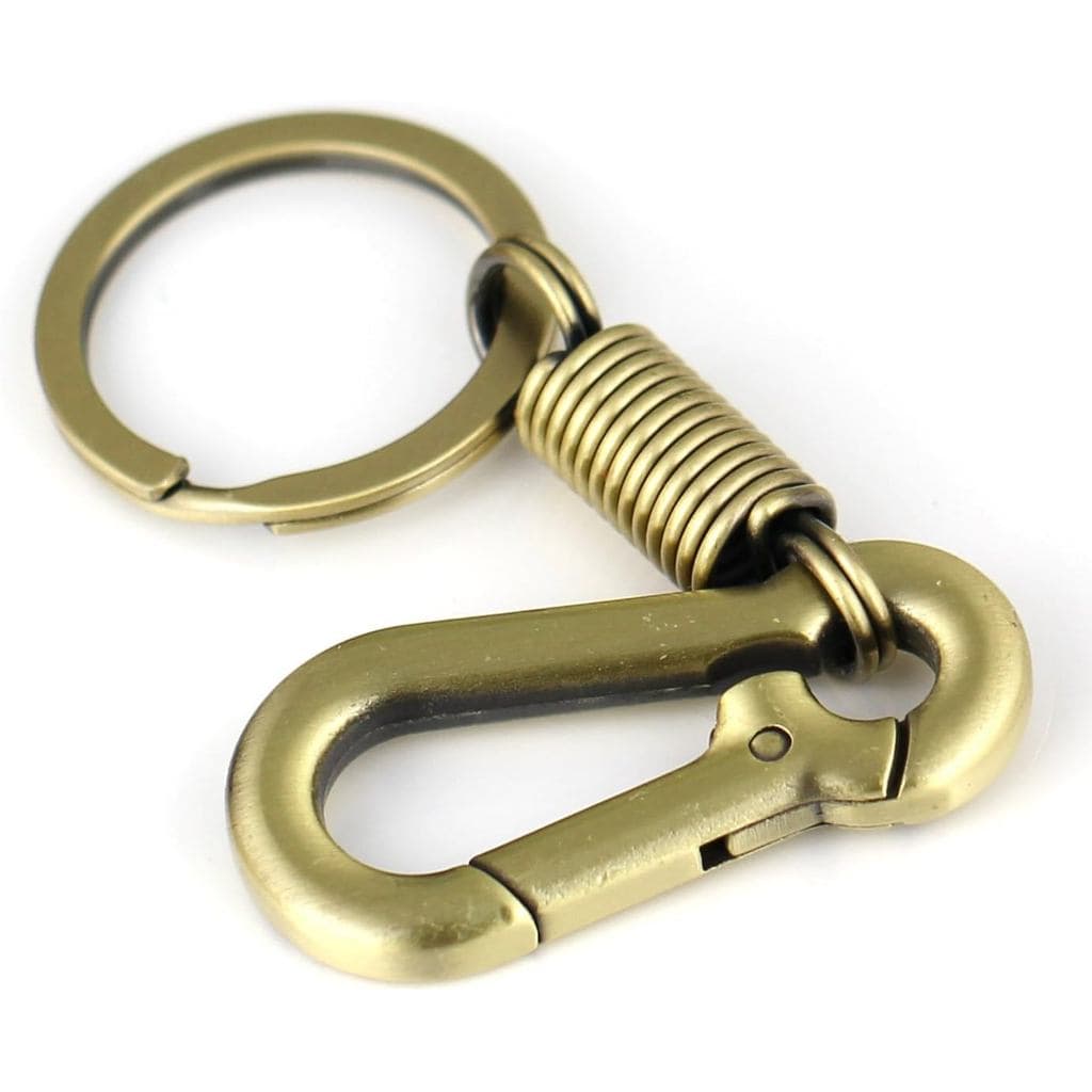 CHAVEIRO MOSQUETÃO Estilo Retrô Simples Forte Forma Chaveiro Porta-chaves