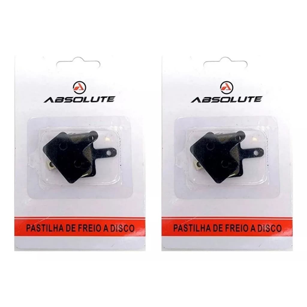 2 Pares Pastilha De Freio Absolute Abs-01 S OrgÂnica