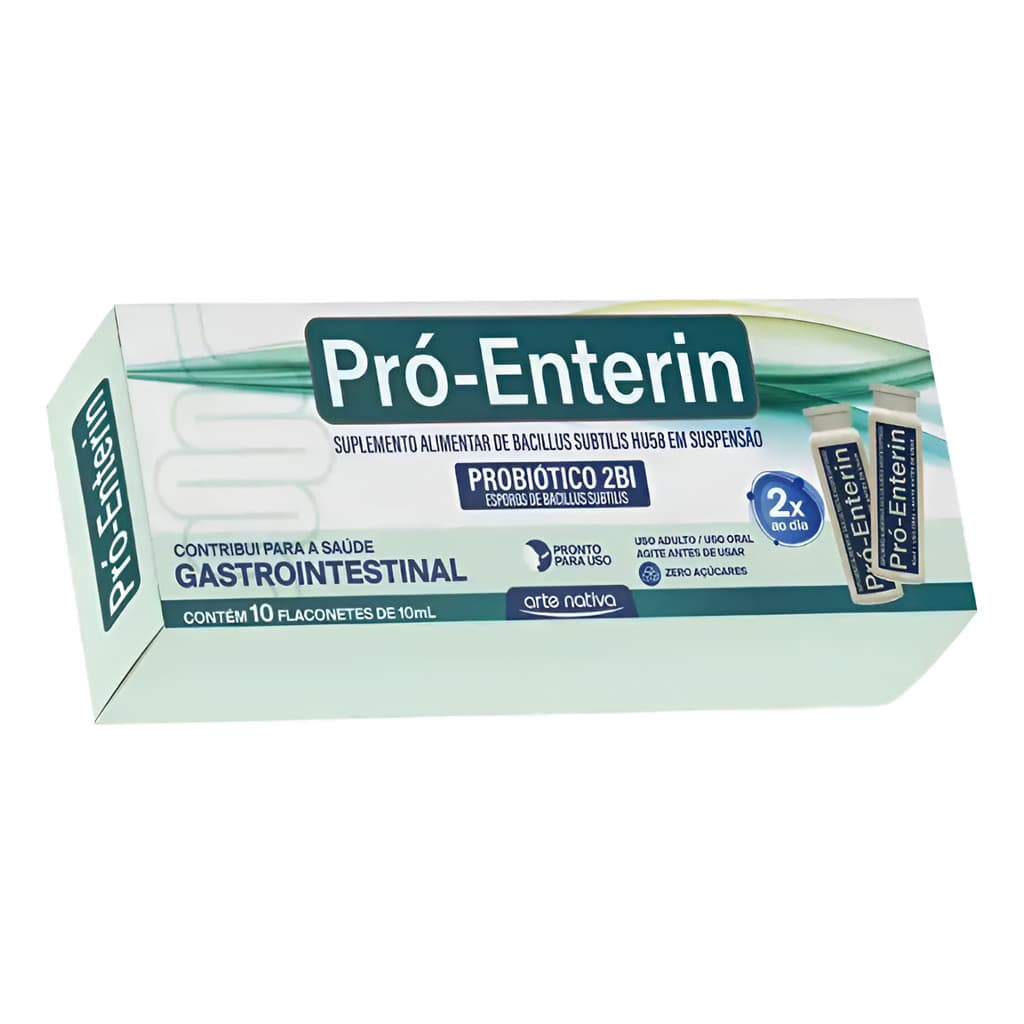 Suplemento Pró-enterin Bacillus Subtilis c/10 Arte Nativa
