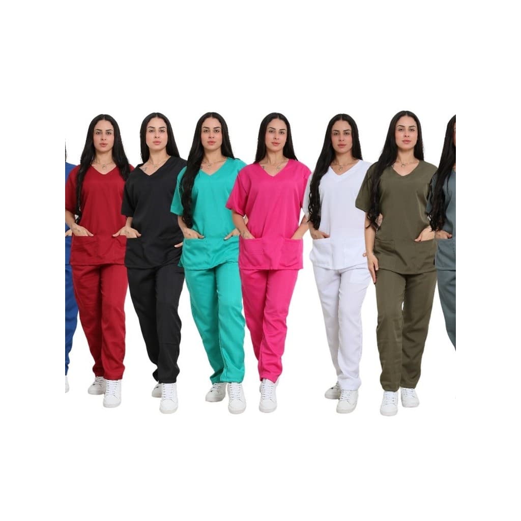 Pijama Cirurgico Feminino Scrub Privativo Hospitalar Oxford