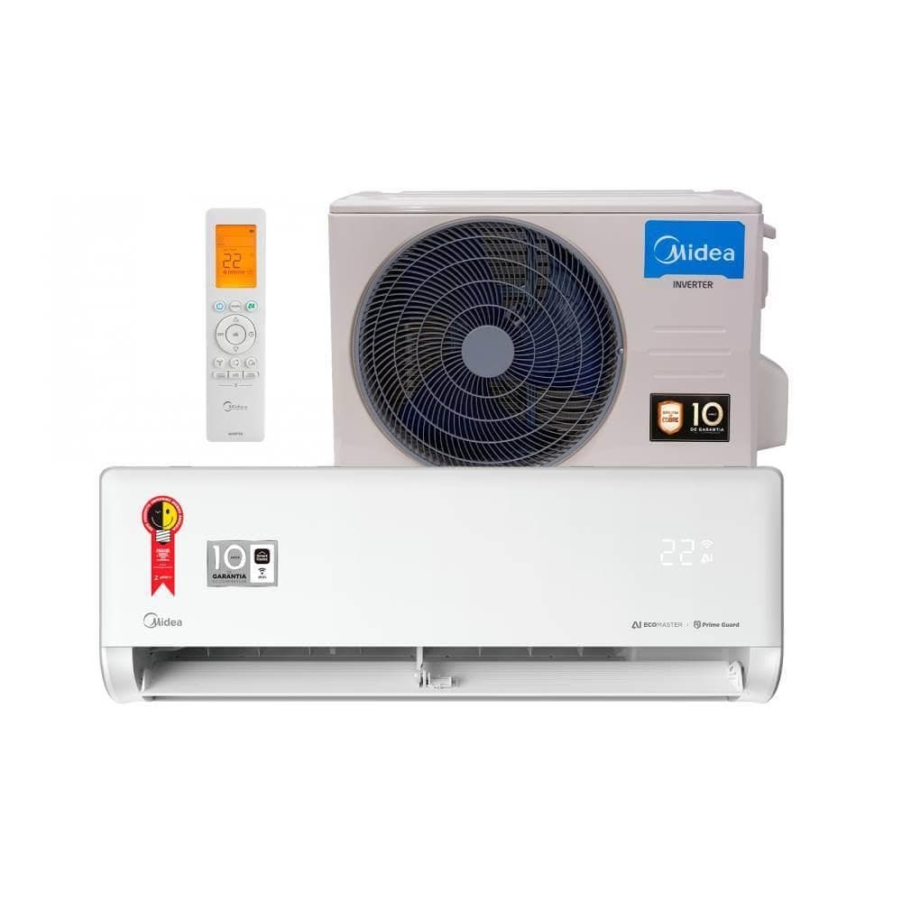 Ar Condicionado Split Inverter Hi Wall Midea IA Ecomaster 9000 BTUs Frio 42EZVCA09M5 - 220V