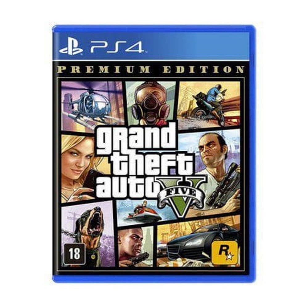 Grand Theft Auto V  (GTA 5) Premium Edition - PS4 Mídia Física