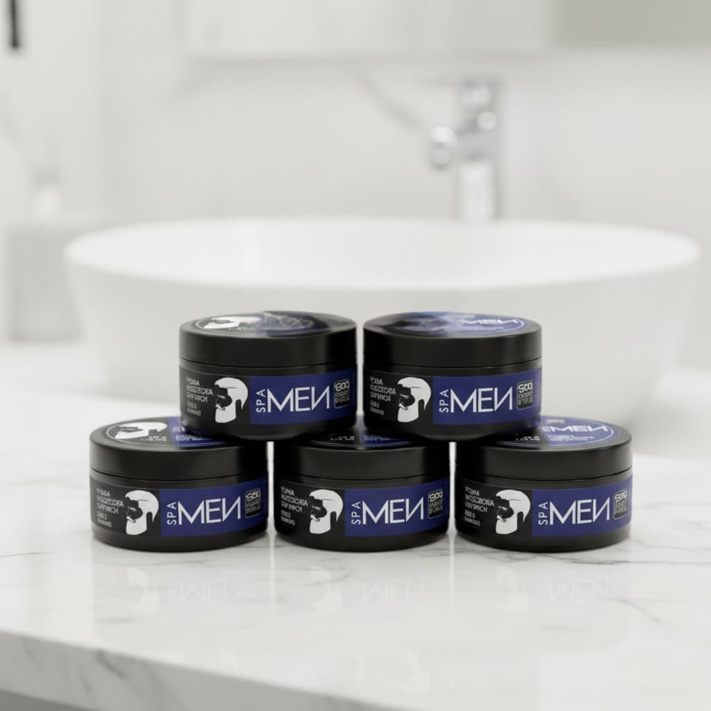 Kit Pomadas Modeladoras Spa Men Dry Match 50g Fixação Profissional Efeito Seco Modela e Define Cachos