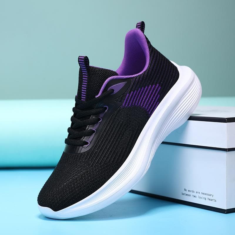 Novos sapatos brancos femininos sapatos esportivos oco respirável antiderrapante Fitness tênis de corrida feminino absor