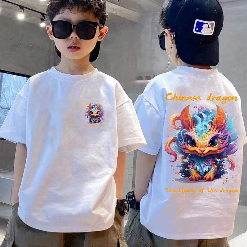 Crianças crianças meninos camiseta de manga curta roupas de verão roupas infantis novo estilo verão meninos puro algodão