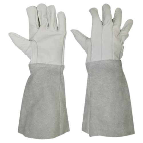 Luva de Raspa JSK Punho 20cm | CA 25060 | Proteção para Solda