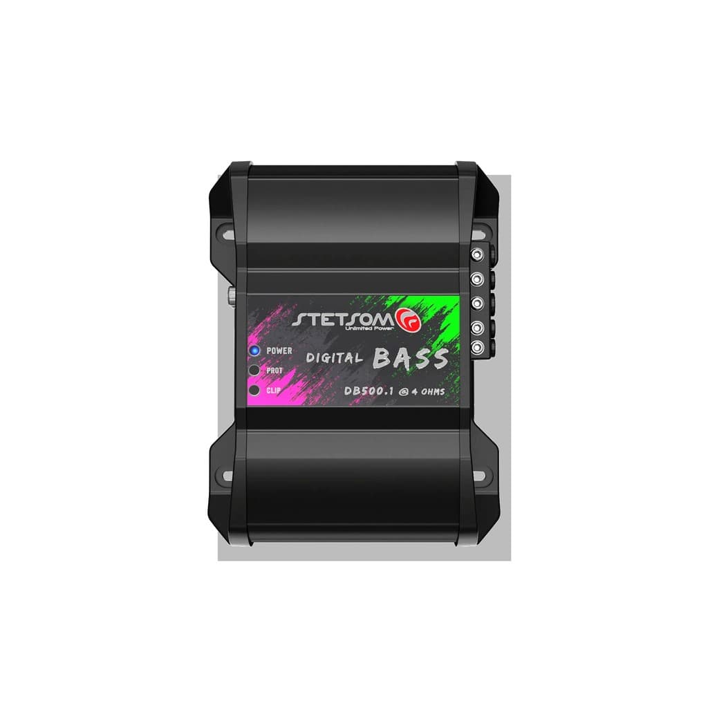 Módulo Stetsom DB 800 Digital Bass 2 Ohms 930W RMS Amplificador Subwoofer 1 Canal