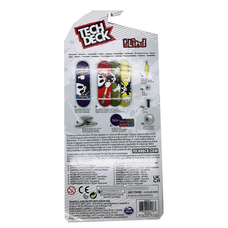 Tech Deck Skate de Dedo Original Ultra DLX Kit com 4 Fingerboards + Acessórios