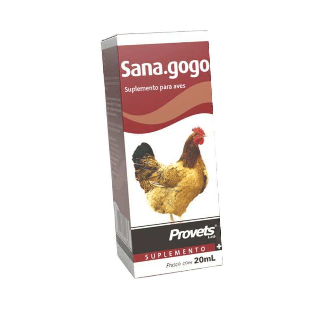 Sanagogo 20 ml Para Gogo (Singamose) Suplemento Para Aves Sana.gogo