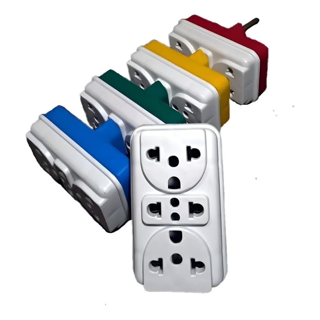 Adaptador Tomada Benjamim 3 Entradas 127/220v