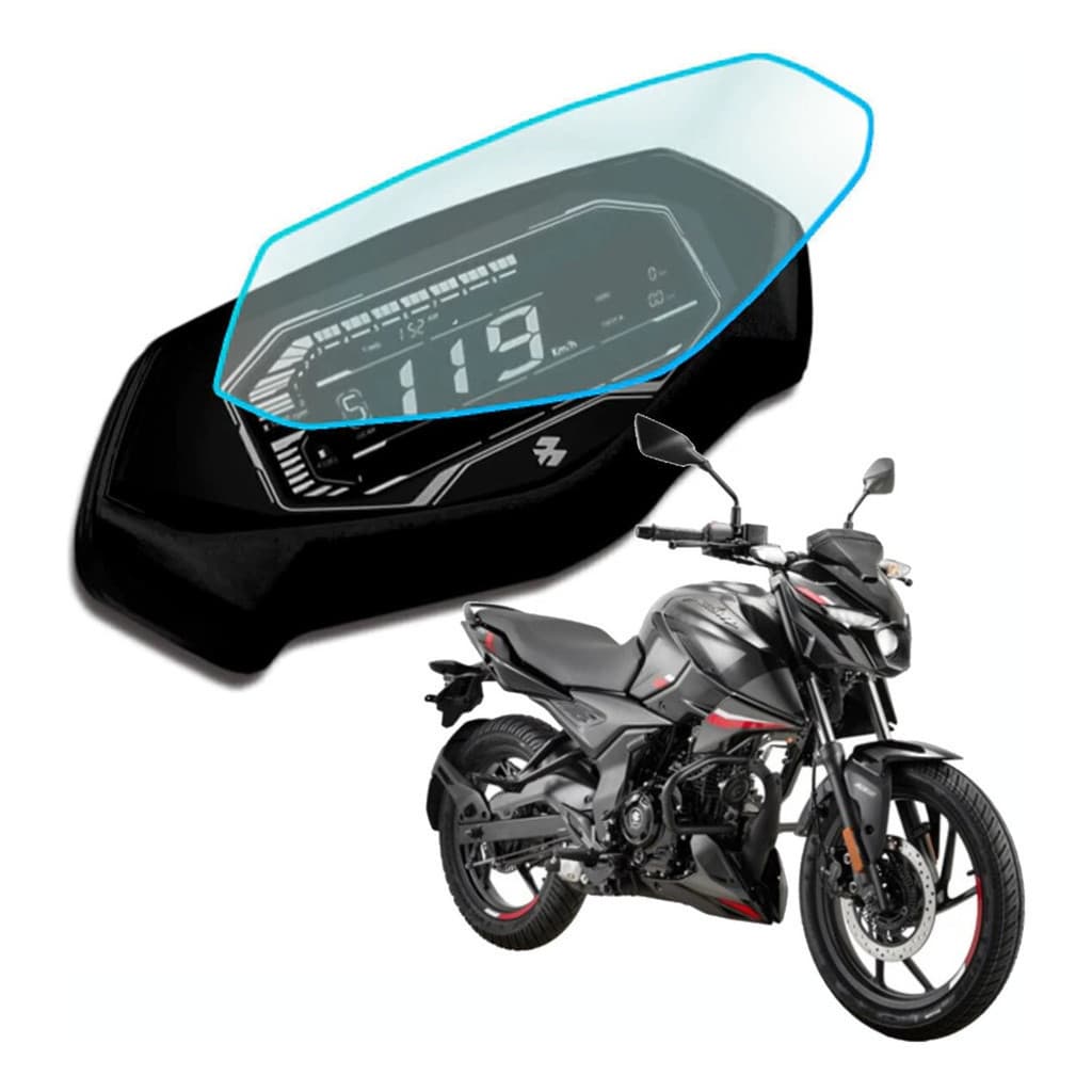 Pelicula Proteção de Painel Moto Bajaj Pulsar N150 2025 Ate 2026 +Kit Limpeza Proteção Poeira Riscos