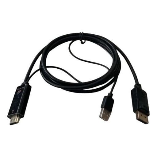 Cabo Dp Para Hdmi Displayport Para Hdmi 1.8m Usb Full Hd 4k Ly Haimei