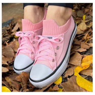 Tênis Meia Casual Feminino Confortável Novidade