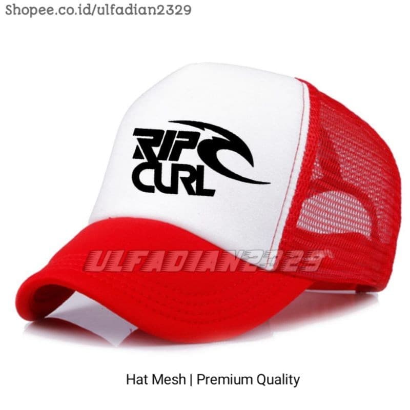 Ripcurl Truck Driver Mesh Cap Respirável Algodão Ajustável Ao Ar Livre Masculino E Feminino Snap on Boné De Beisebol