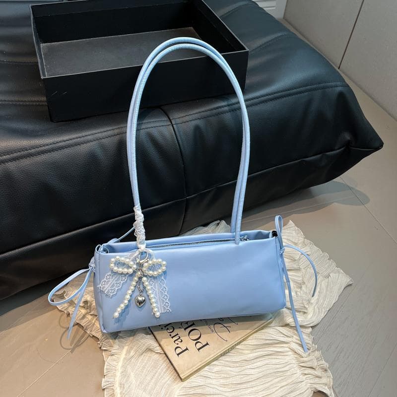 Bolsa de grande capacidade feminina primavera verão All-Match 2025 novo estilo nicho Design simples de um ombro axila sa