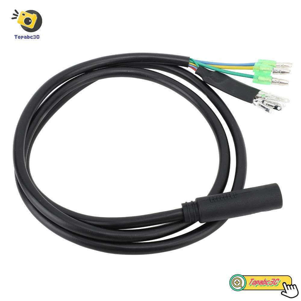 Cabo De Extensão Do Motor TOPABCC , Fêmea Da Bicicleta Conector De 9 Pinos M10 Elétrica De 106.5 Cm