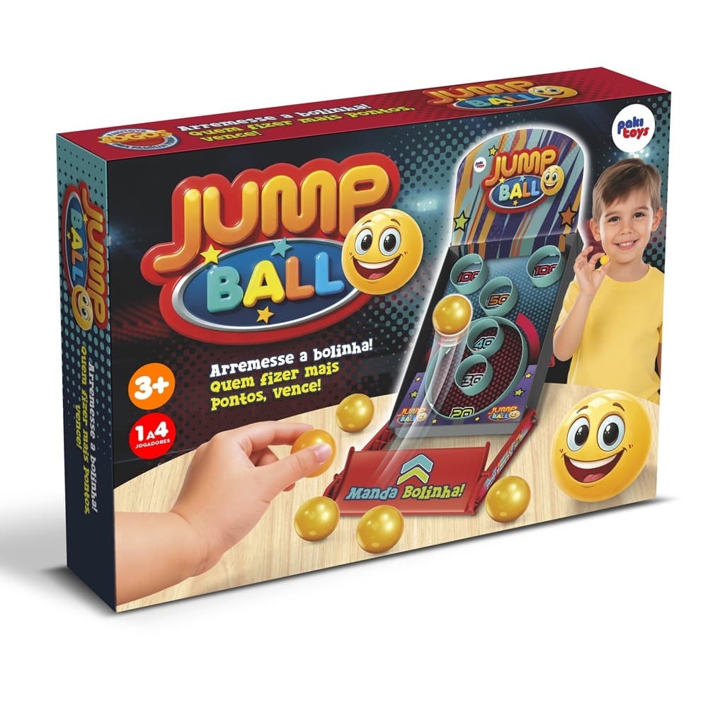 Jogo Jump Ball Brinquedo Arremesso Bolinhas