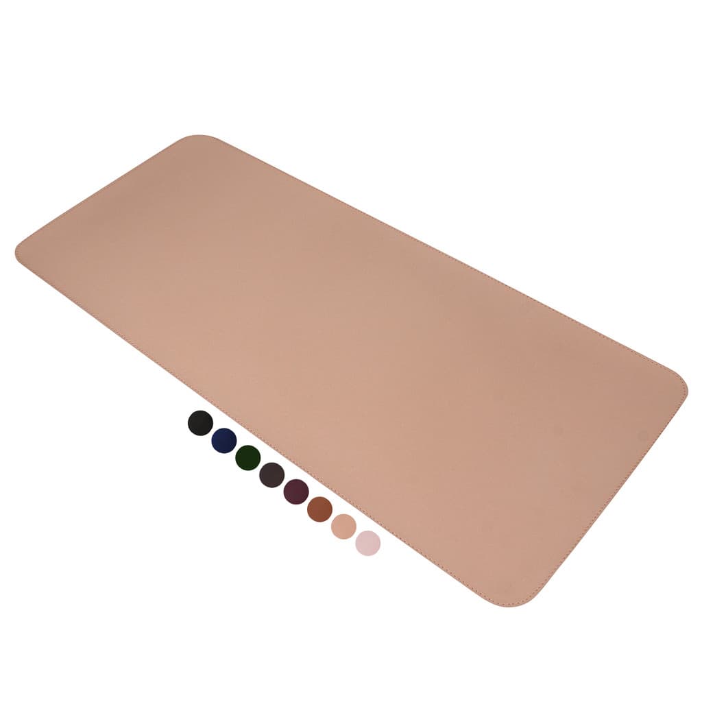 MousePad Grande Nude Desk Pad Couro Gamer Escritório