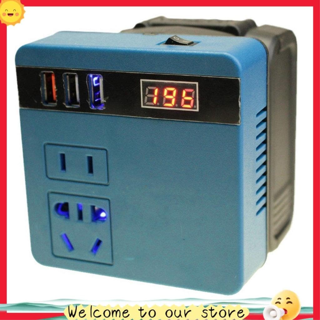 Sassoon1para Inversor De Bateria De Lítio Com Fonte De Alimentação 220V AC/5V DC/20V Para Uso Externo