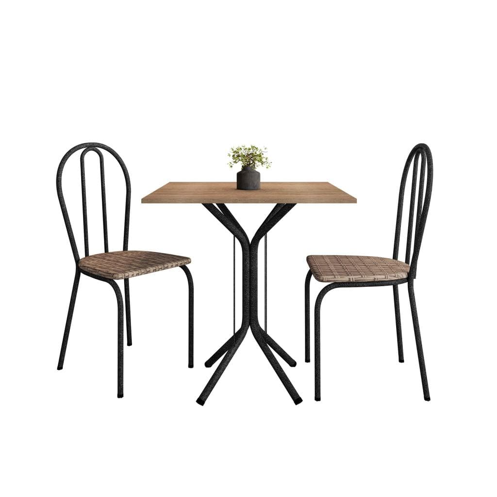 Conjunto Sala De Jantar E Cozinha 2 Cadeiras Juliete