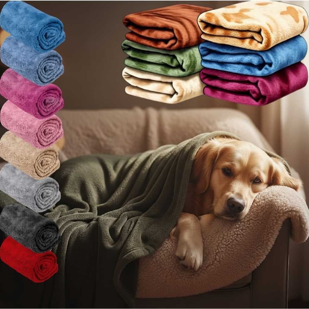 Manta Pet e Bebe 90 x 1,10 Ultra Macia e Confortável Ideal para Cães e Gatos