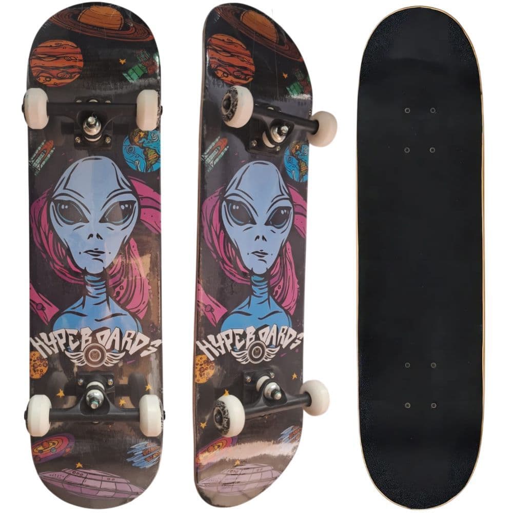 Skate Montado Infantil Até 70 kg Alien