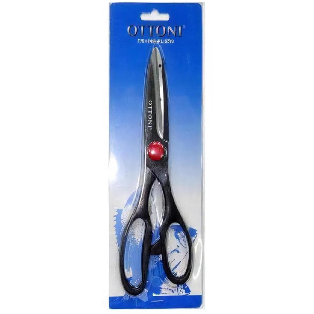 Tesoura Pesca Linha Nylon Ottoni F908 - Para Corte De Linhas Multifilamento