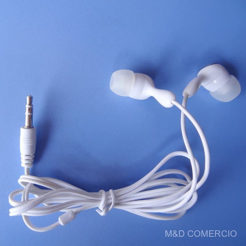 4/5/6 Pcs Fones De Ouvido Estilo Simples Stereo Com Fio,  Universal Para Computador Semi-In-Ear AjustáVel Som
