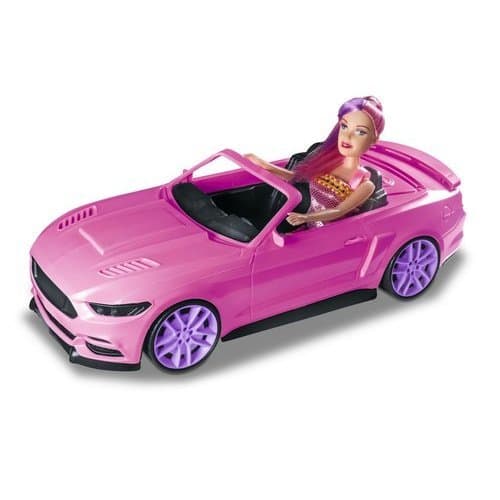 Carrinho Conversivel Infantil Rosa Com Boneca Ideal Presente Brinquedo Criativo Meninas