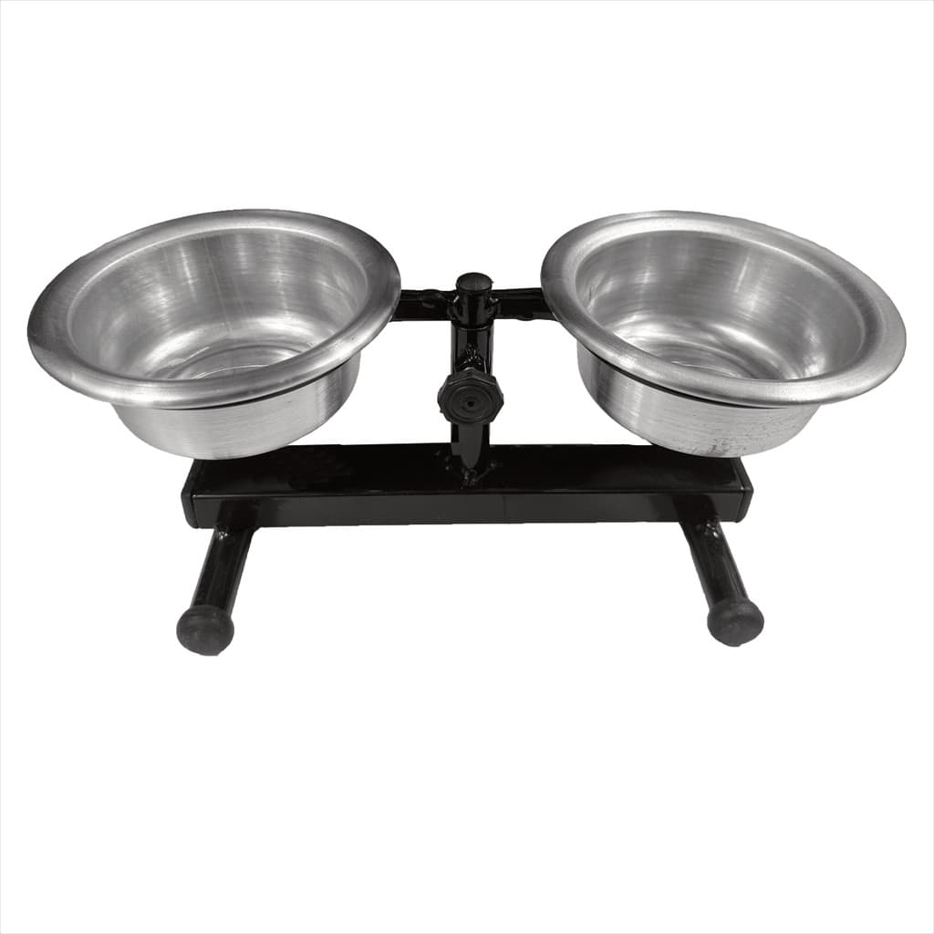 Comedouro Duplo Polido Avipet Alto Regulável 150ml Gato