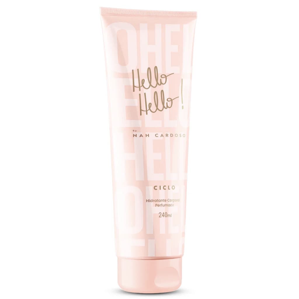 Locao Hidratante Corporal Perfumada Hello Hello Nah Cardoso Hidratação Profunda Aroma Prolongado