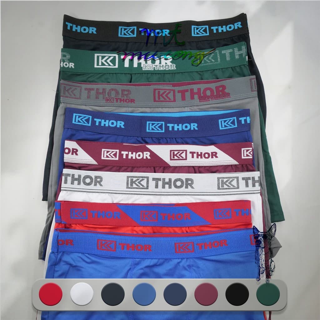 Kit Cueca Boxer LONGA ATE JOELHO Masculina Microfibra com Forro em Algodão CUECA ADULTO.VERAO/1215