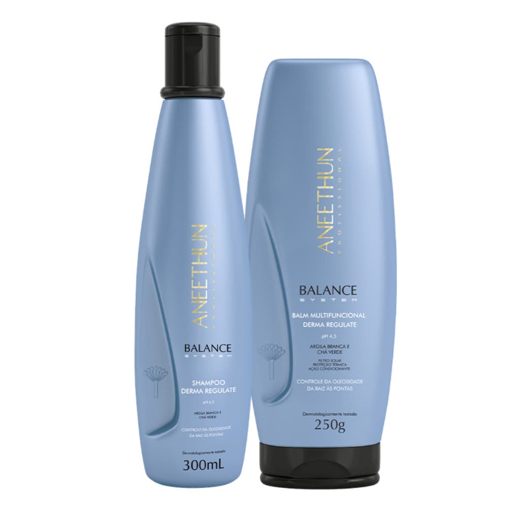 Kit Balance System Shampoo 300ml+Balm Multifuncional 250g Aneethun