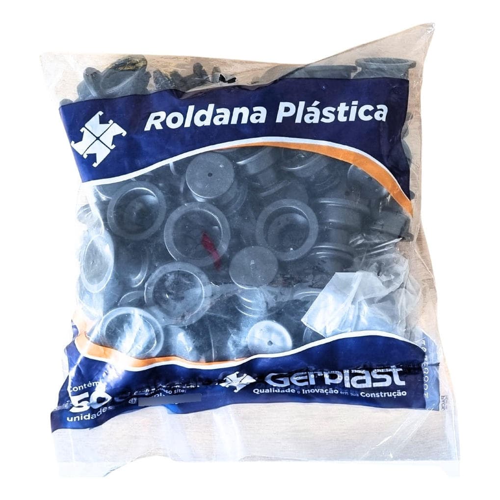 Isolador Roldana 100un Com Prego Para Cerca Elétrica 30x30mm