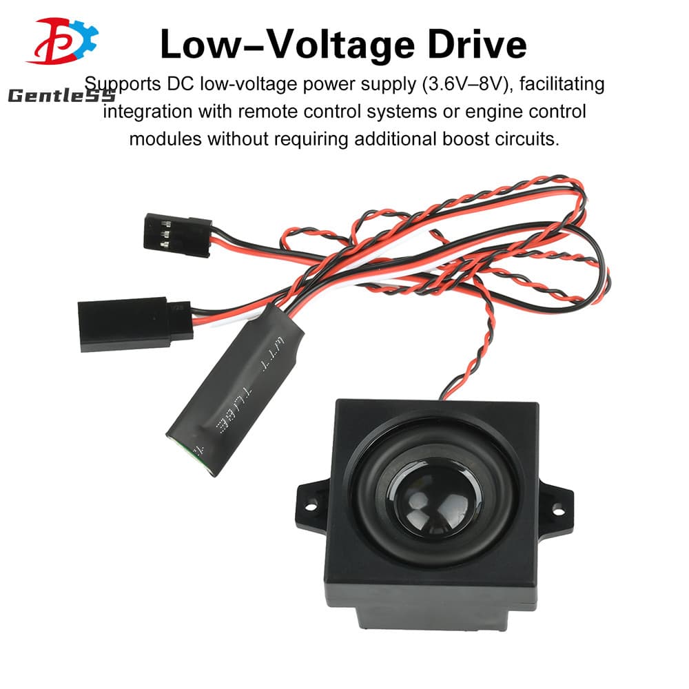 DC3.6-8V Controle Remoto Motor Diesel Módulo De Efeito Som Simulação 5W Alto-Falante Para Veículos De Caminhões Escavade