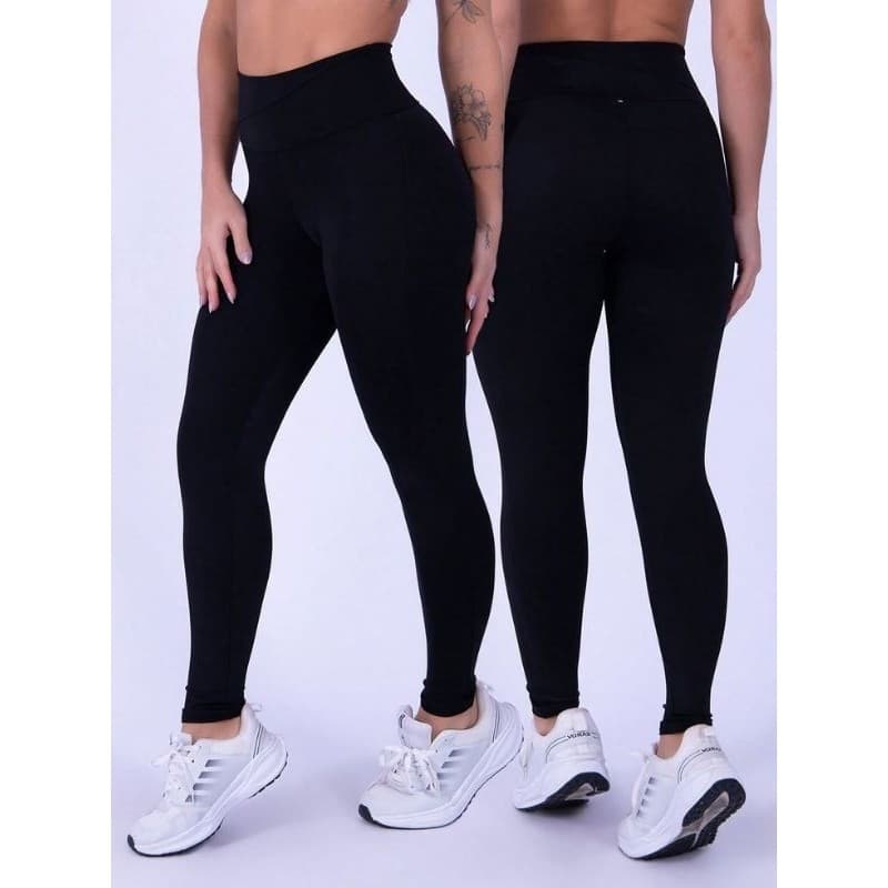 Calça Legging Liso  Slim Preto