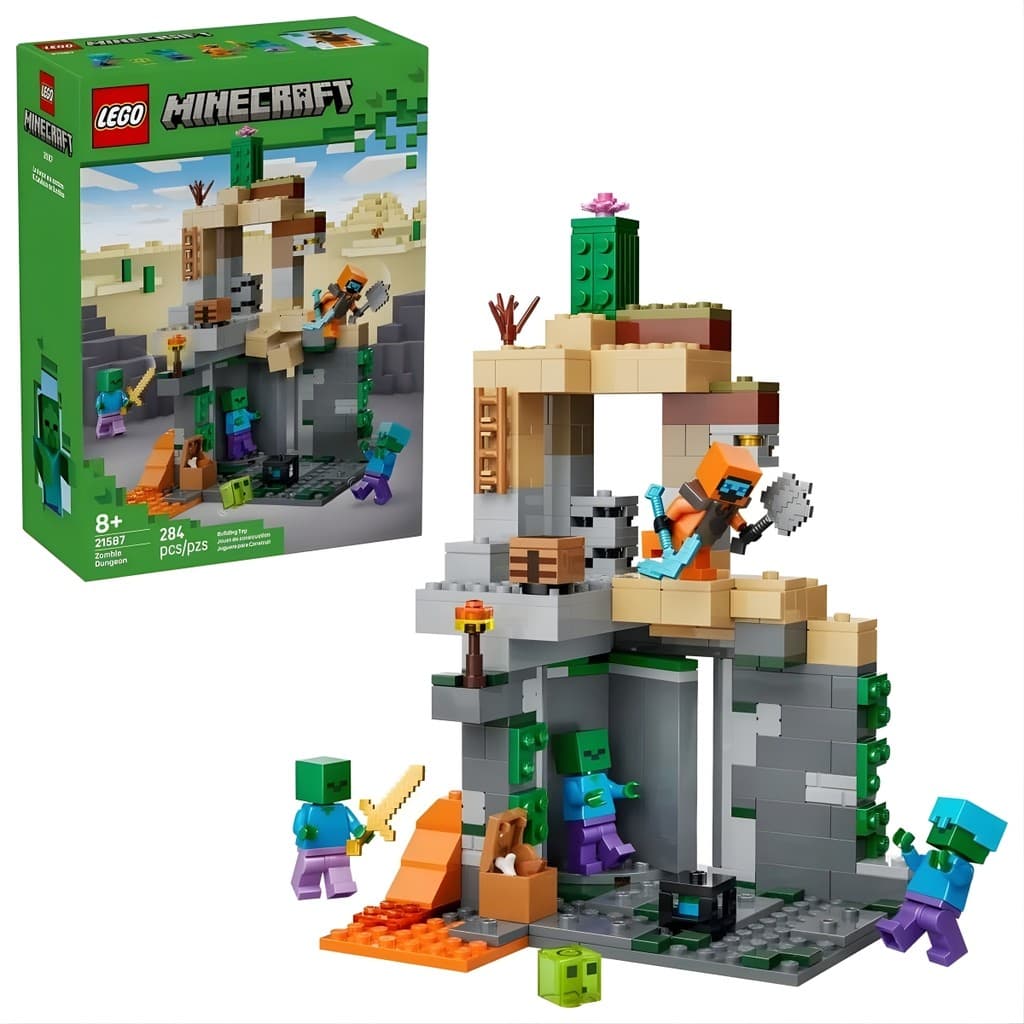 Masmorra dos Zumbis 284 Peças Minecraft 21587 - Lego