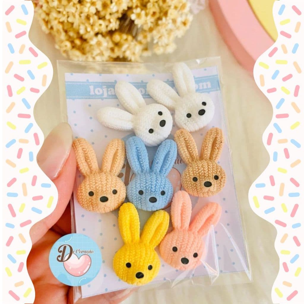 Aplique Coelhos - Pct 7 und
